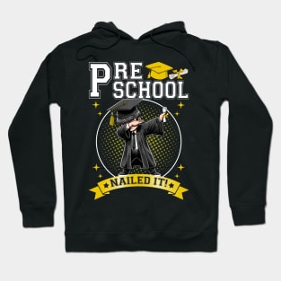 Dabbing Graduation Boys Preschool Nailed It Class Of 2024 Hoodie